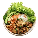 rice noodles bowl